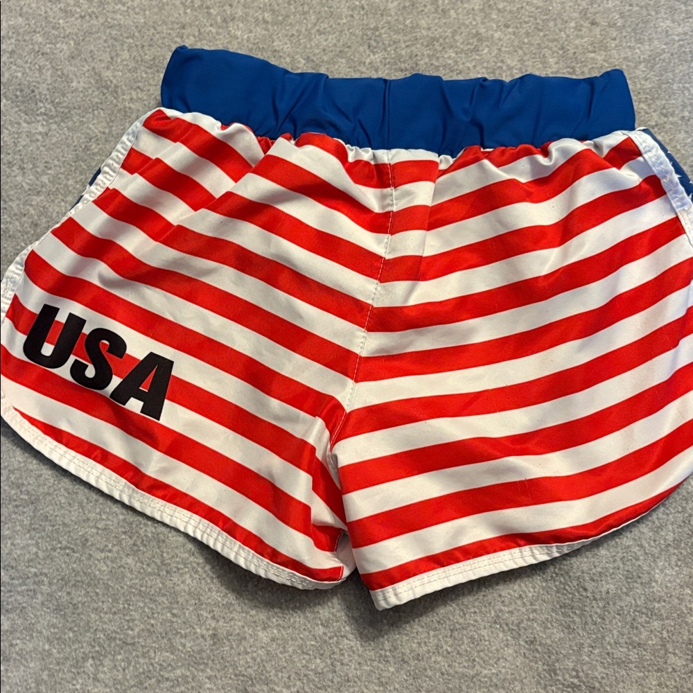 Patriotic Striped Women's Shorts 2POOD - Picture 4 of 7